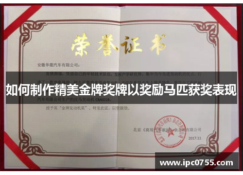 如何制作精美金牌奖牌以奖励马匹获奖表现